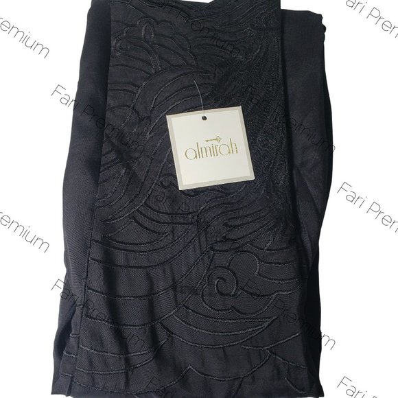 XS Black Trouser Pants Embroidered Viscose Almirah J. Brand Pakistani Indian NEW - Picture 2 of 3